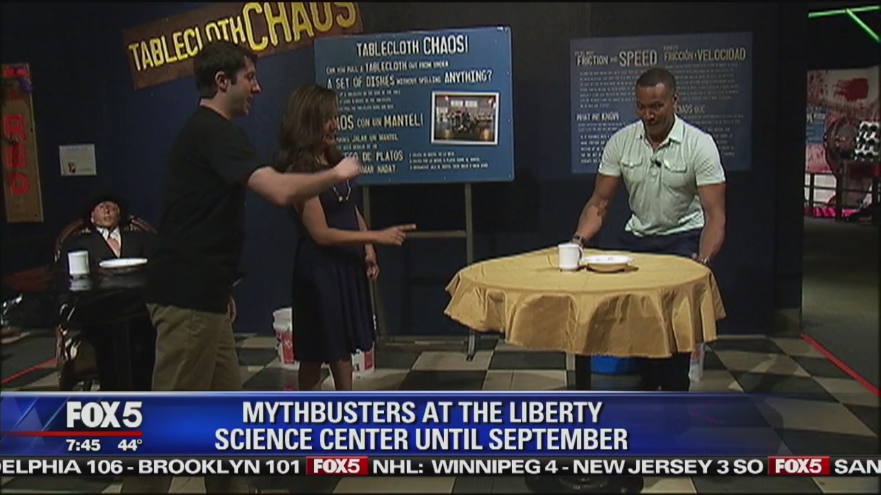 'Mythbusters' at Liberty Science Center