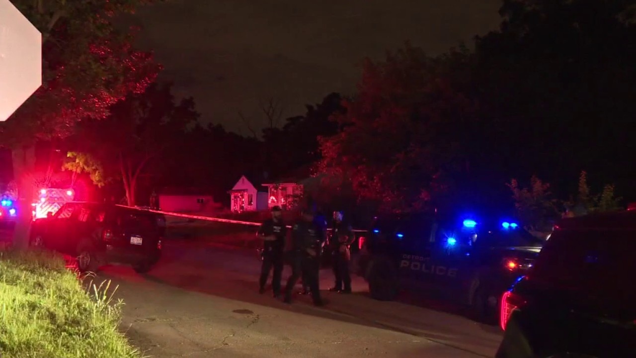 Police search for suspect in double shooting