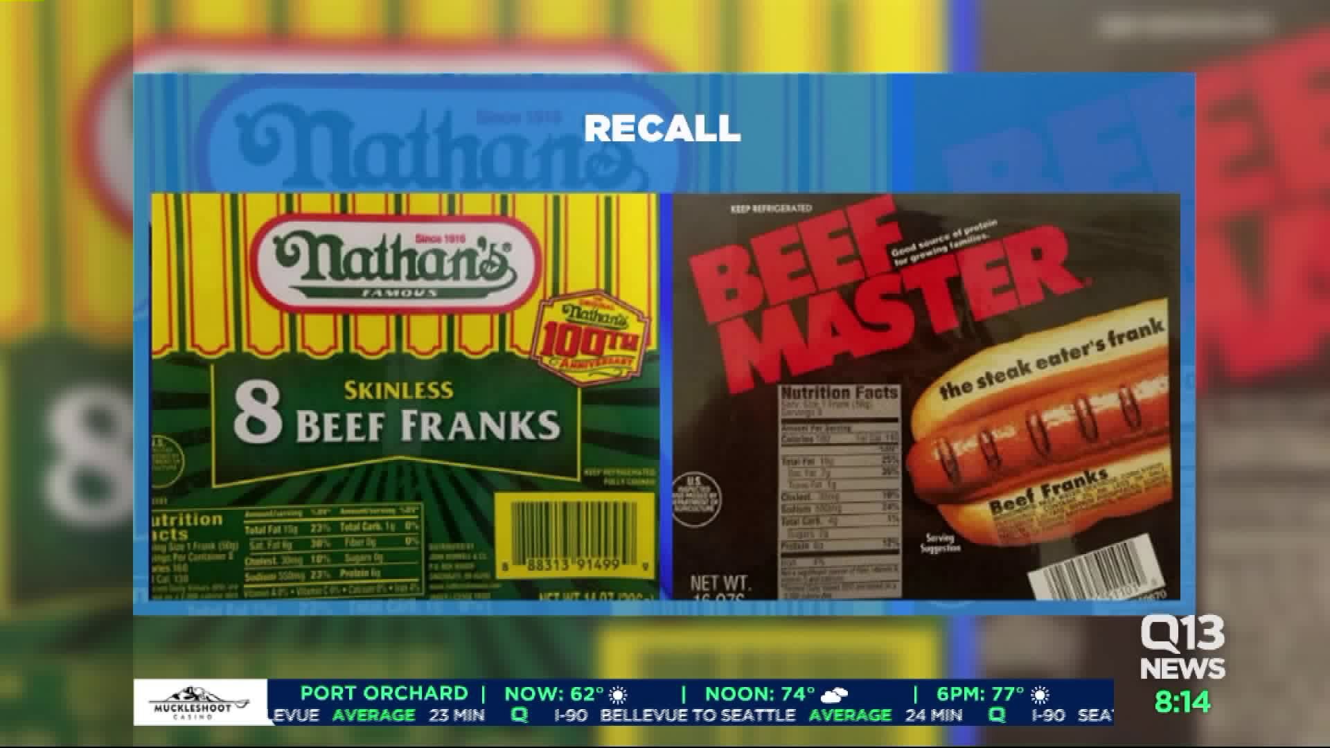 Hot dogs recalled nationwide