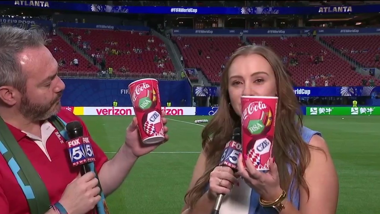 Souvenir cups and wings at World Cup Atlanta