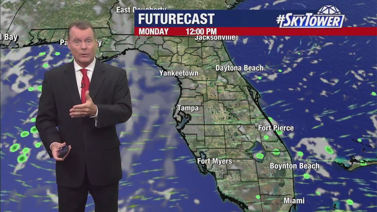 Monday afternoon forecast