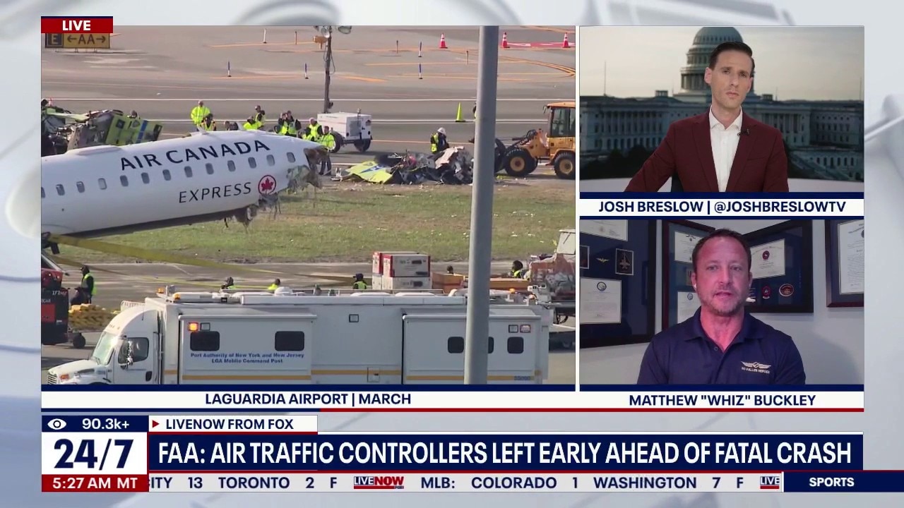 FAA: Air Traffic controllers left early before crash