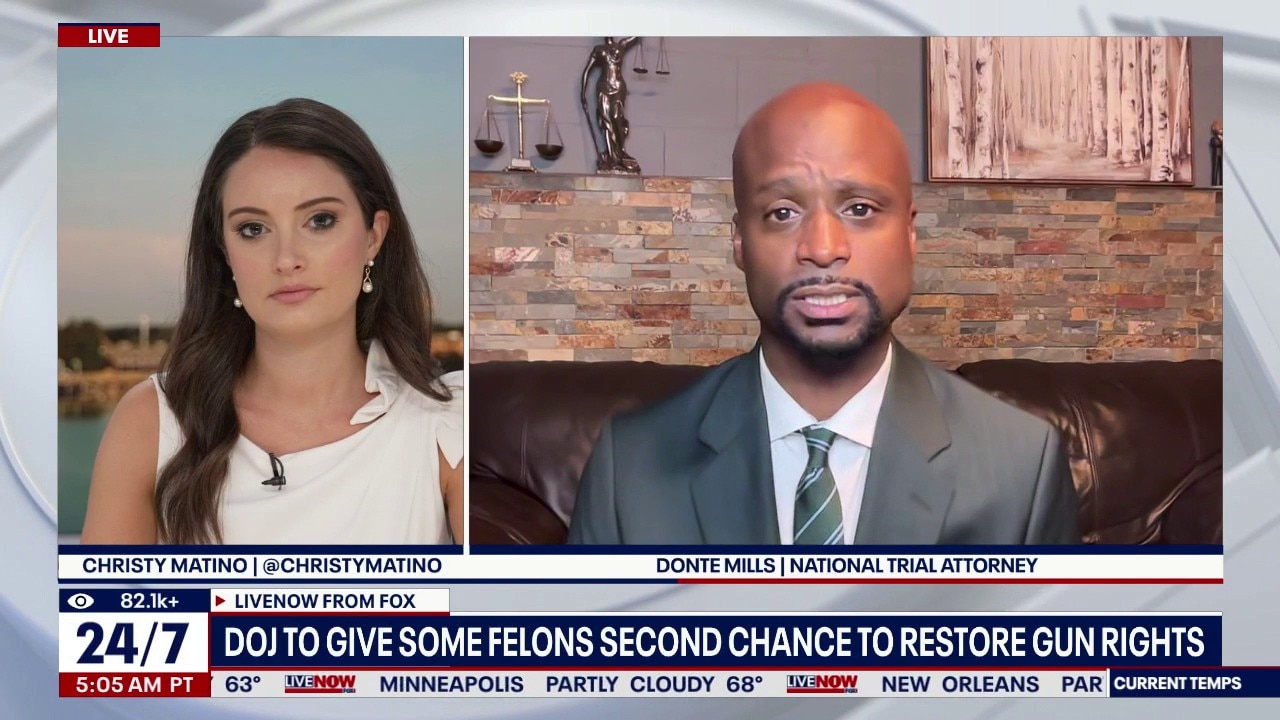 DOJ moves to restore gun rights for some felons