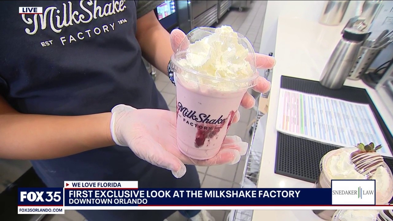 Inside the Milkshake Factory in downtown Orlando