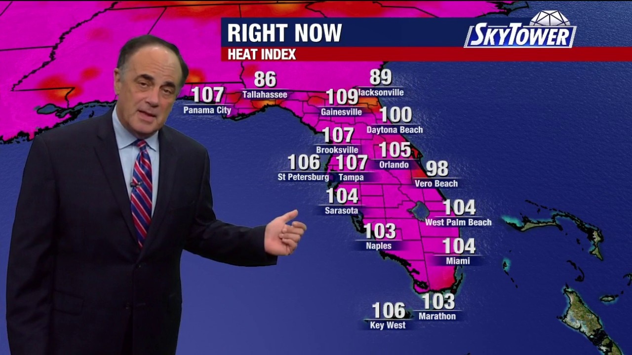 Tampa weather I Tuesday evening forecast