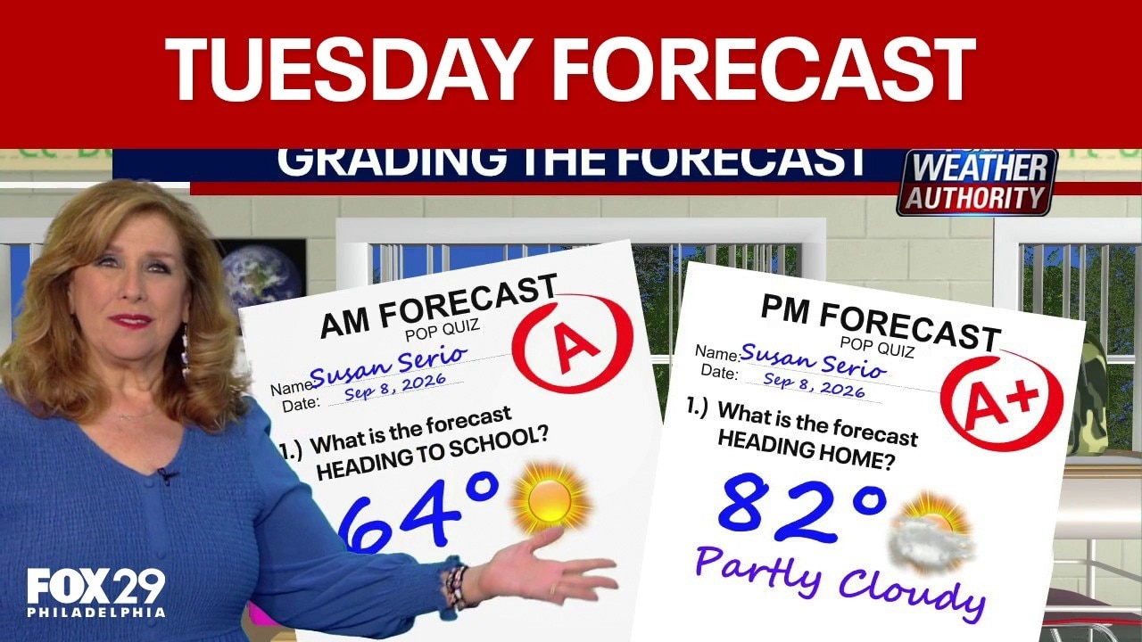 Philadelphia weather: Tuesday forecast