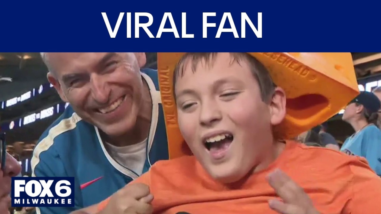 'Emotion and sheer happiness': Viral Brewers fan celebrates win