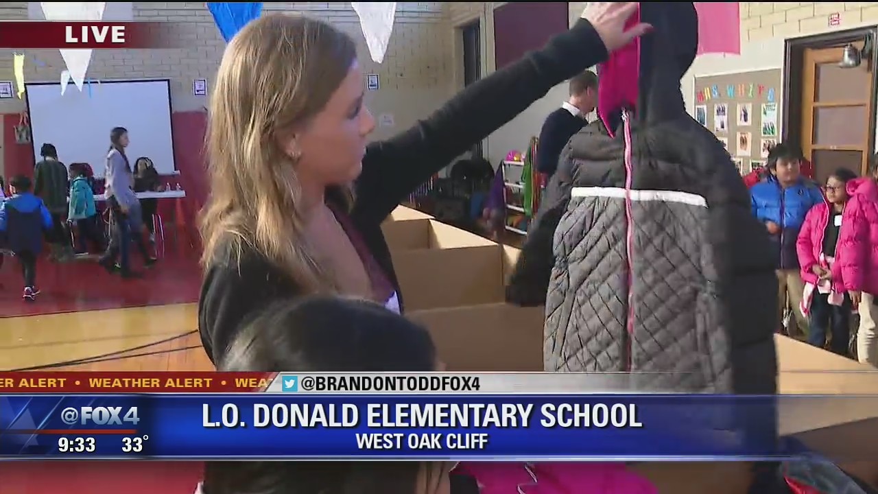 Operation Warm surprises Dallas students with new coats