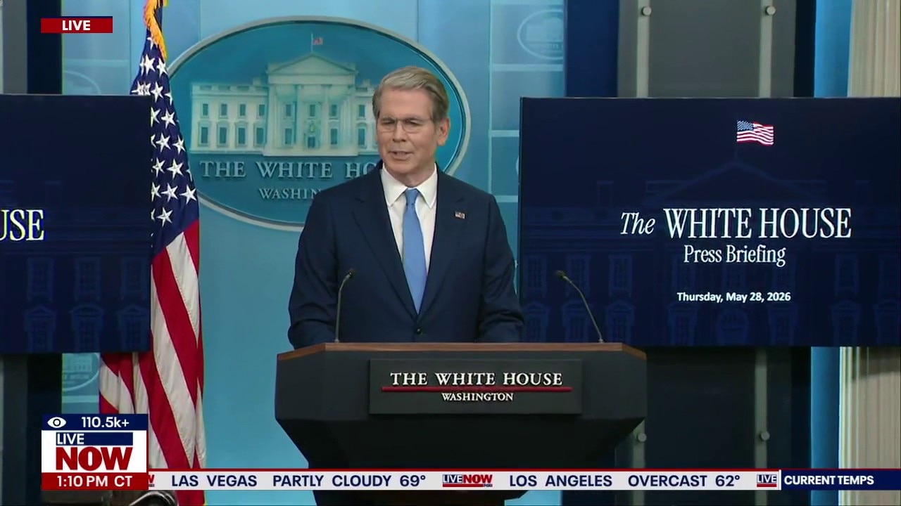 Treasury Sec. Bessent hosts White House press briefing