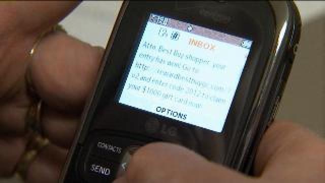 Avoiding text messaging scams