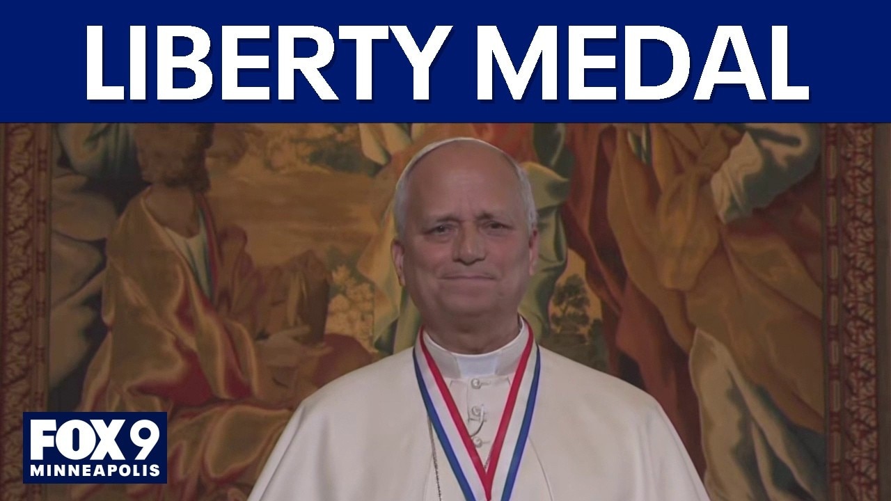 Pope Leo XIV delivers Liberty Medal reception address