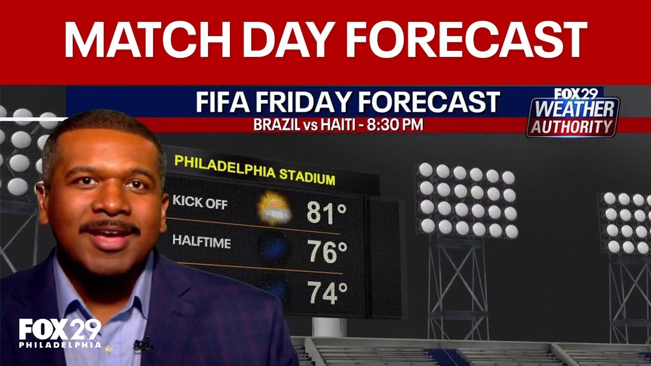 Philadelphia weather: FIFA Friday forecast