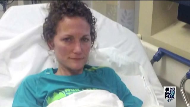 Jogger left lying in street by hit-and-run driver