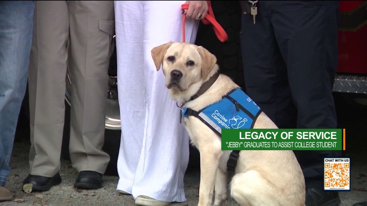 Hearing dog named for fallen Orlando firefighter graduates from Canine Companions