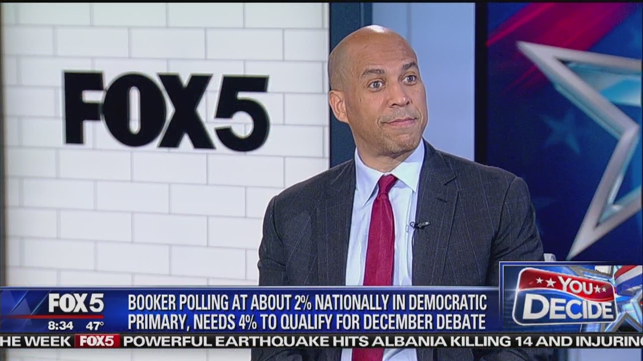 Sen. Cory Booker talks about low poll numbers