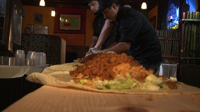 30-foot burrito made in Puyallup