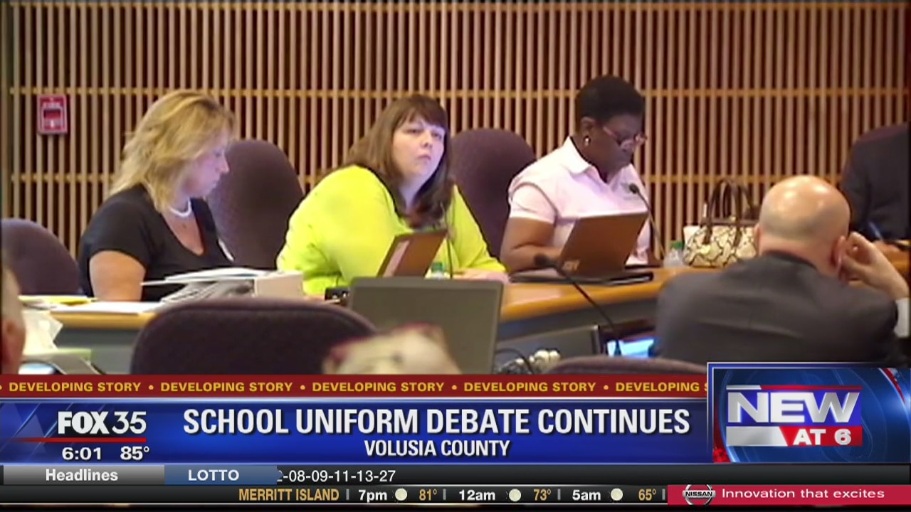 School uniform debate continues in Volusia County
