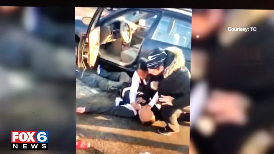 Woman saves mans life