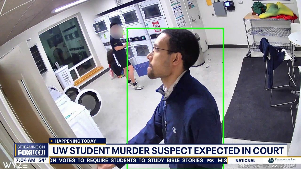UW student murder suspect expected in court