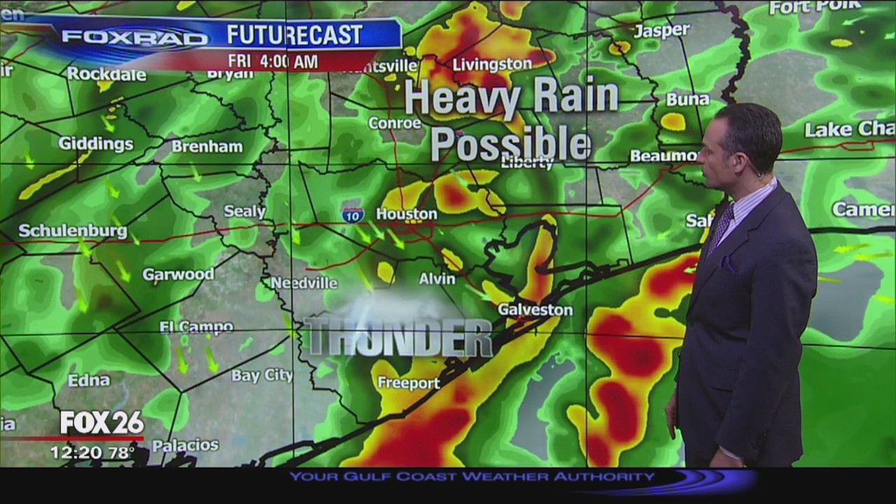 Thursday afternoon weather update