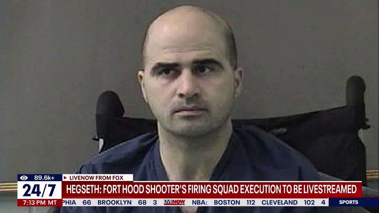 Fort Hood shooter's execution to be livestreamed, Hegseth says