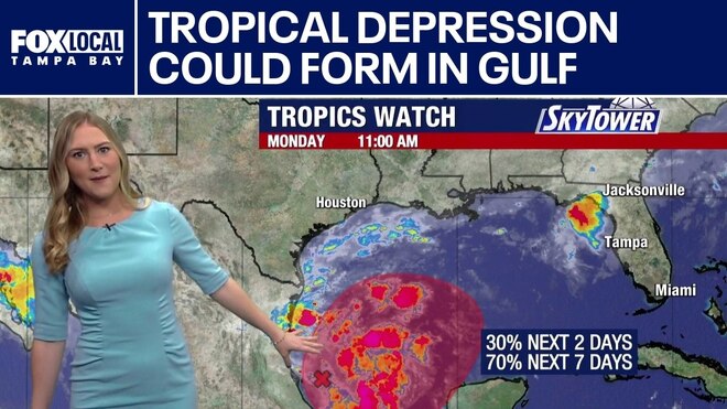 Tropical depression could form in Gulf