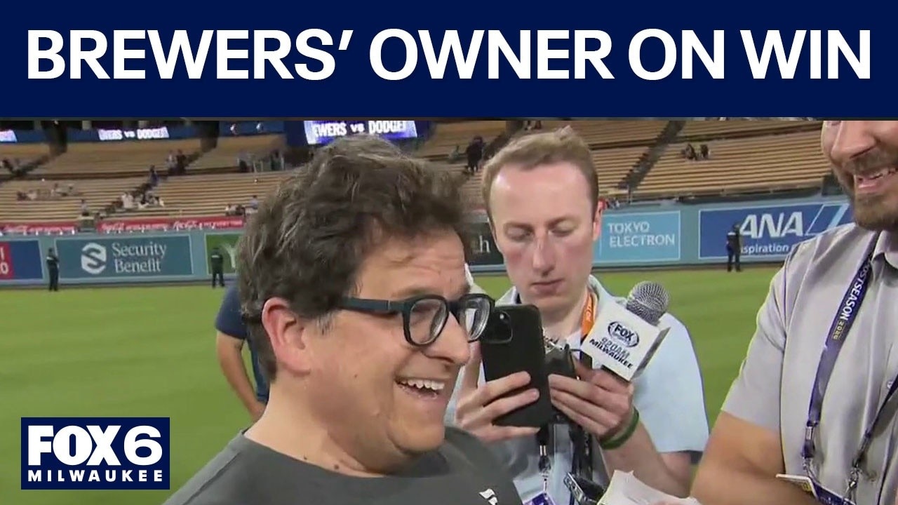 Brewers owner Mark Attanasio after team advances