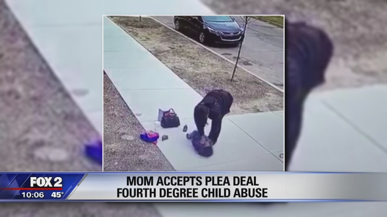 Mom caught on camera abusing her son cuts plea deal