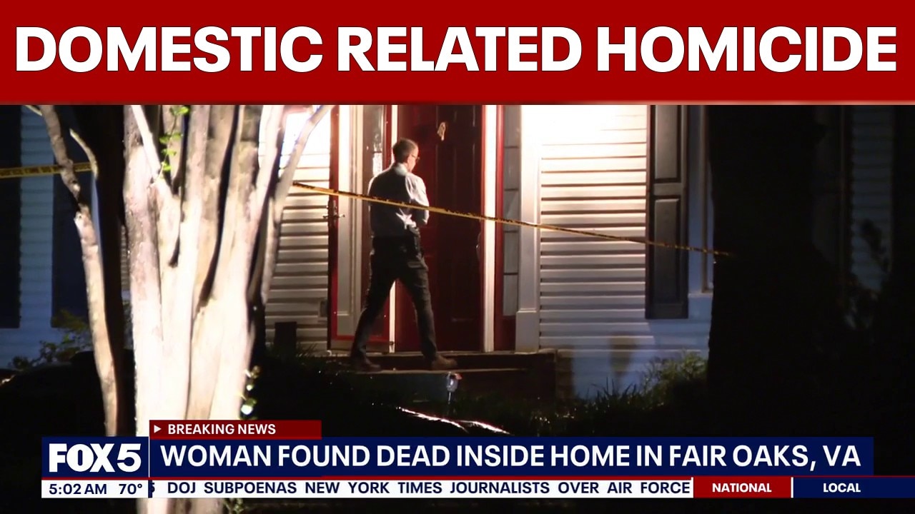 Woman dead after domestic related shooting in Fairfax County, police say