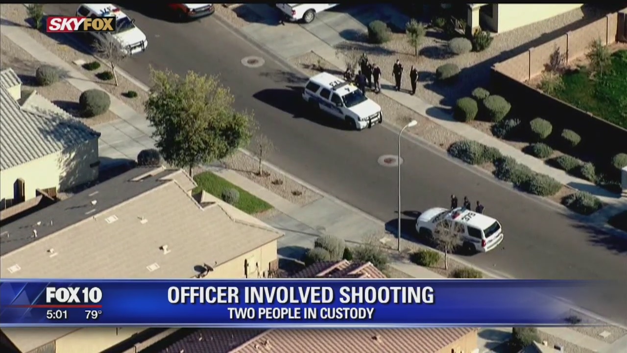 Two arrested following burglary and officer involved shooting