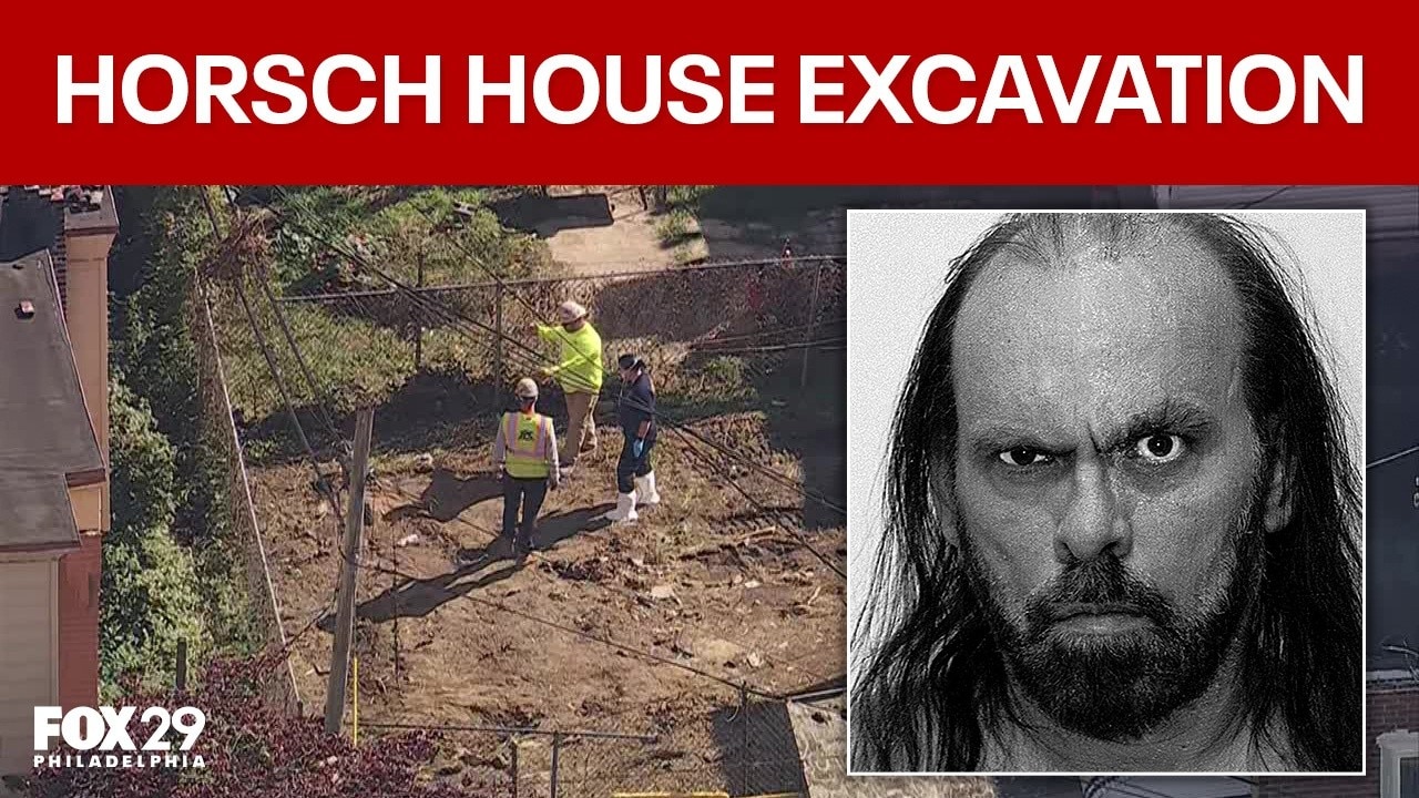Horsch investigation: Crews to excavate backyard of Philadelphia 'House of Horrors'