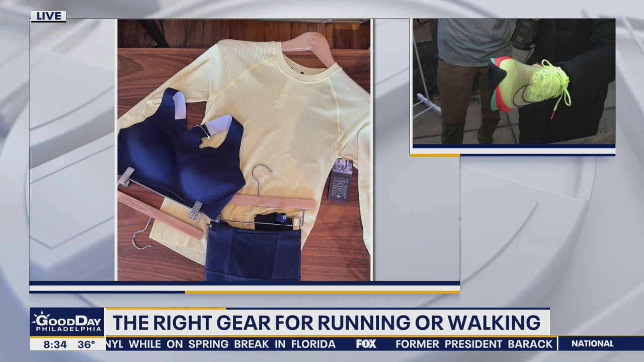The right gear for running or walking
