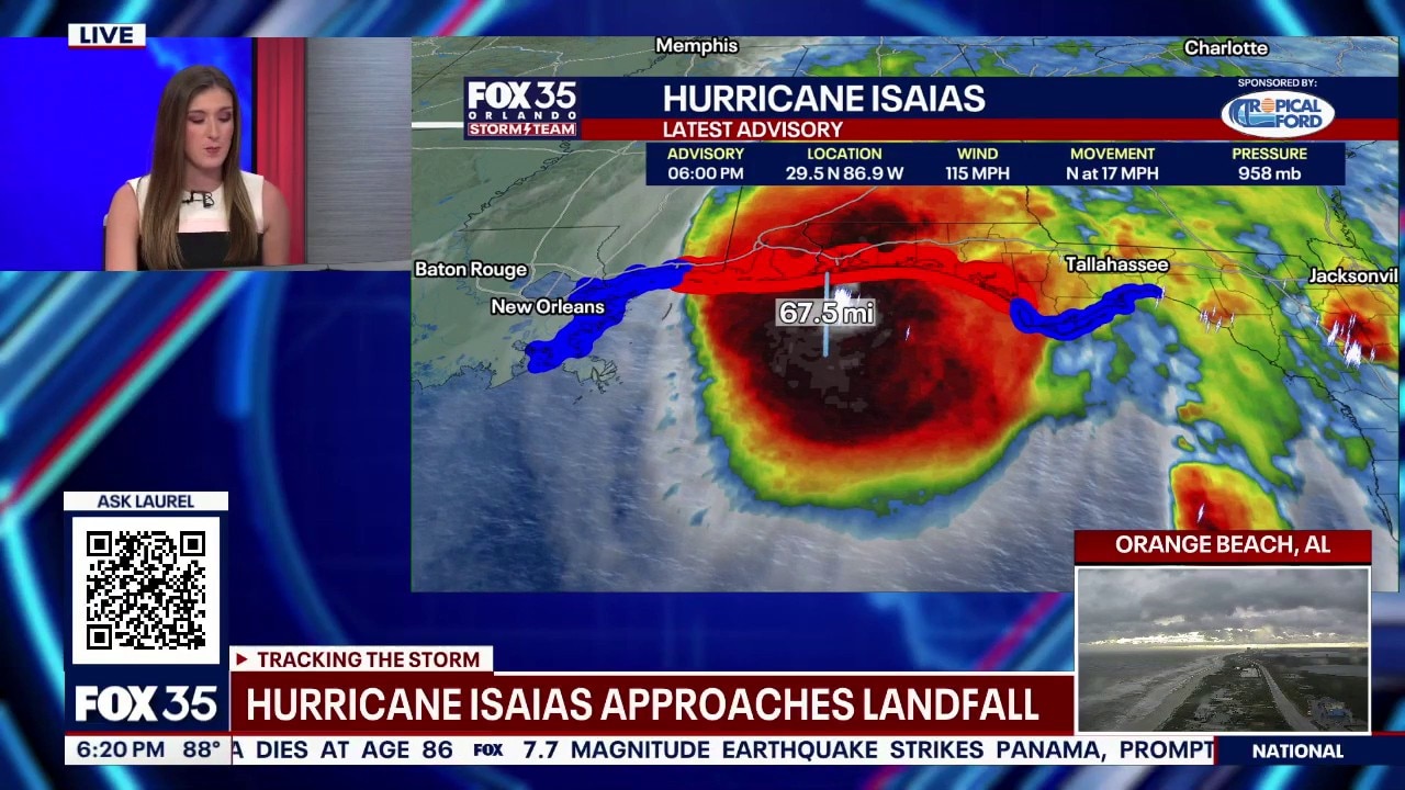 Hurricane Isaias update: Landfall hours away