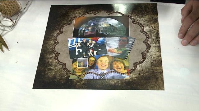 Chip shows off FOX6 scrapbook