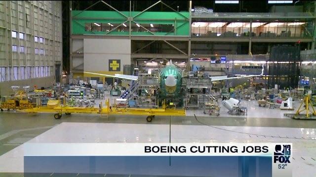 Boeing says it is cutting jobs