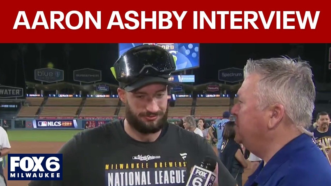 Brewers win NLCS: Aaron Ashby chats with FOX6