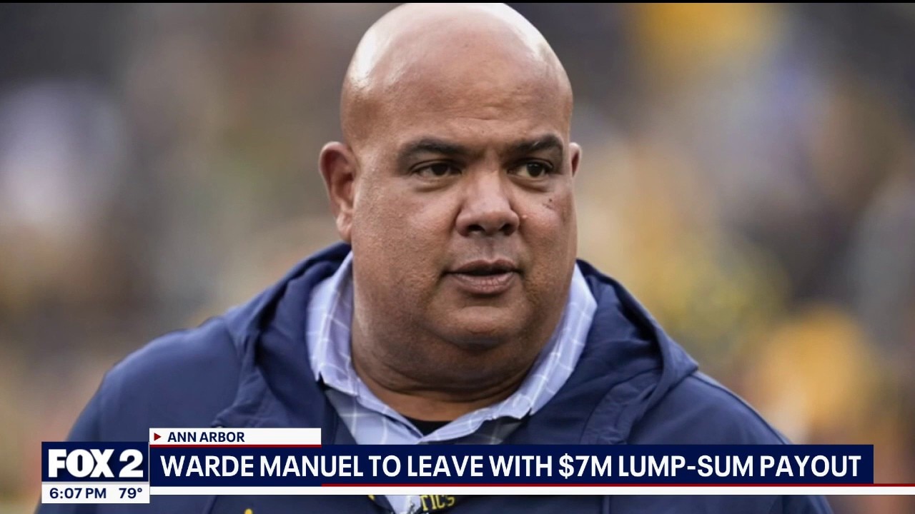 Michigan athletic director Warde Manuel to get $7 million payout
