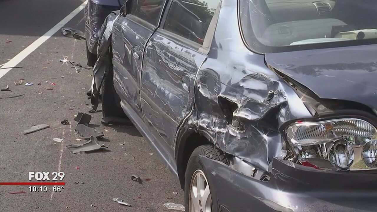 Suspected DUI Driver Smashes Into Over 2 Dozen Cars in Philly