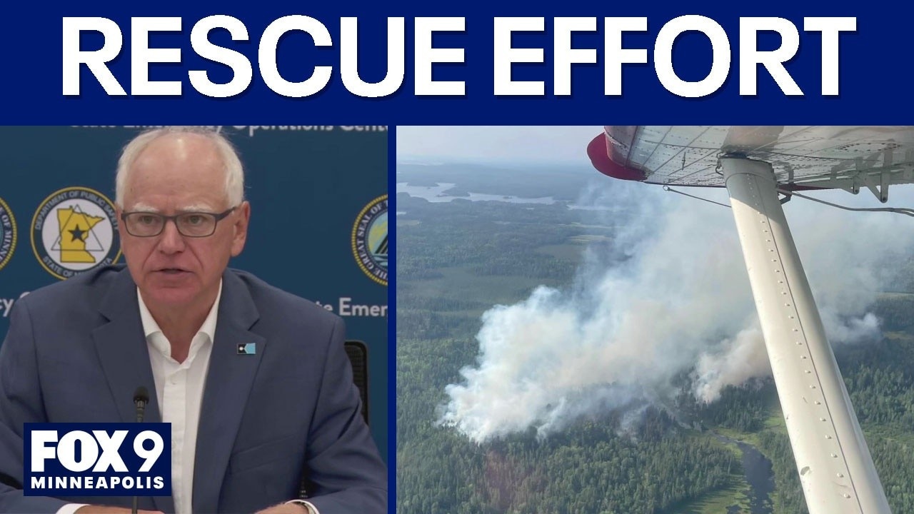 Gov. Walz details rescue effort for campers caught in fires