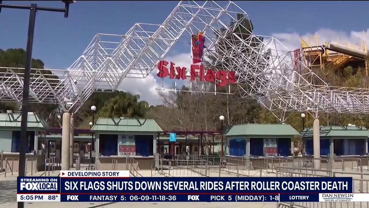 Six Flags shuts down several rides after roller coaster deasth