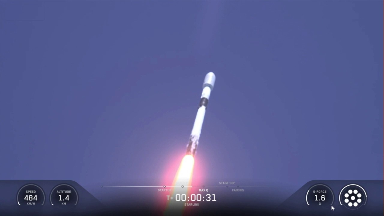Liftoff: SpaceX launches Starlink satellites from Florida
