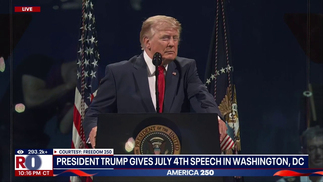 President Trump delivers remarks at America 250 event