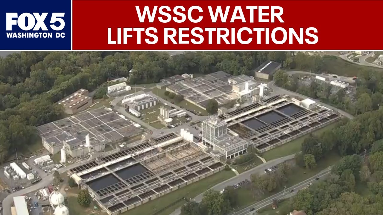 WSSC lifts water restrictions for Montgomery, Prince George's counties