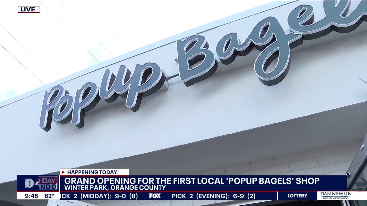 Viral bagel shop, PopUp Bagel, opens in Winter Park