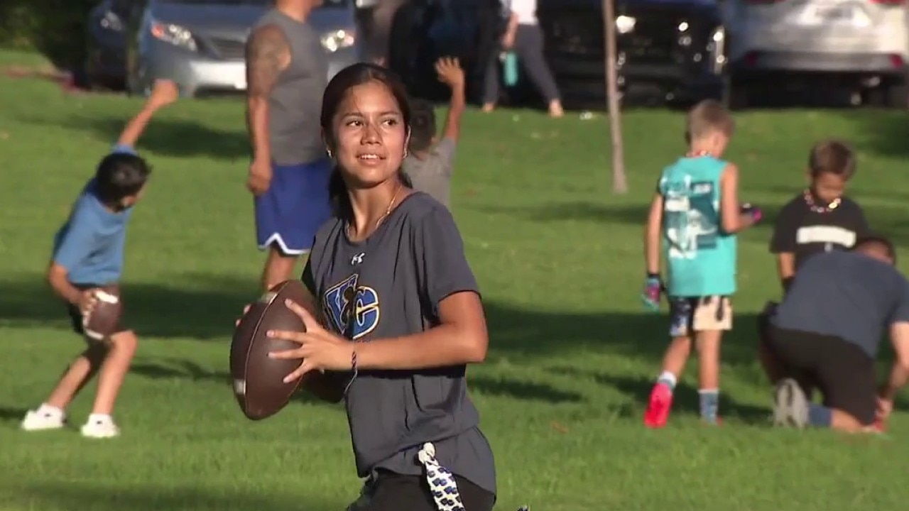 Upland teen quarterback leads team, inspires girls