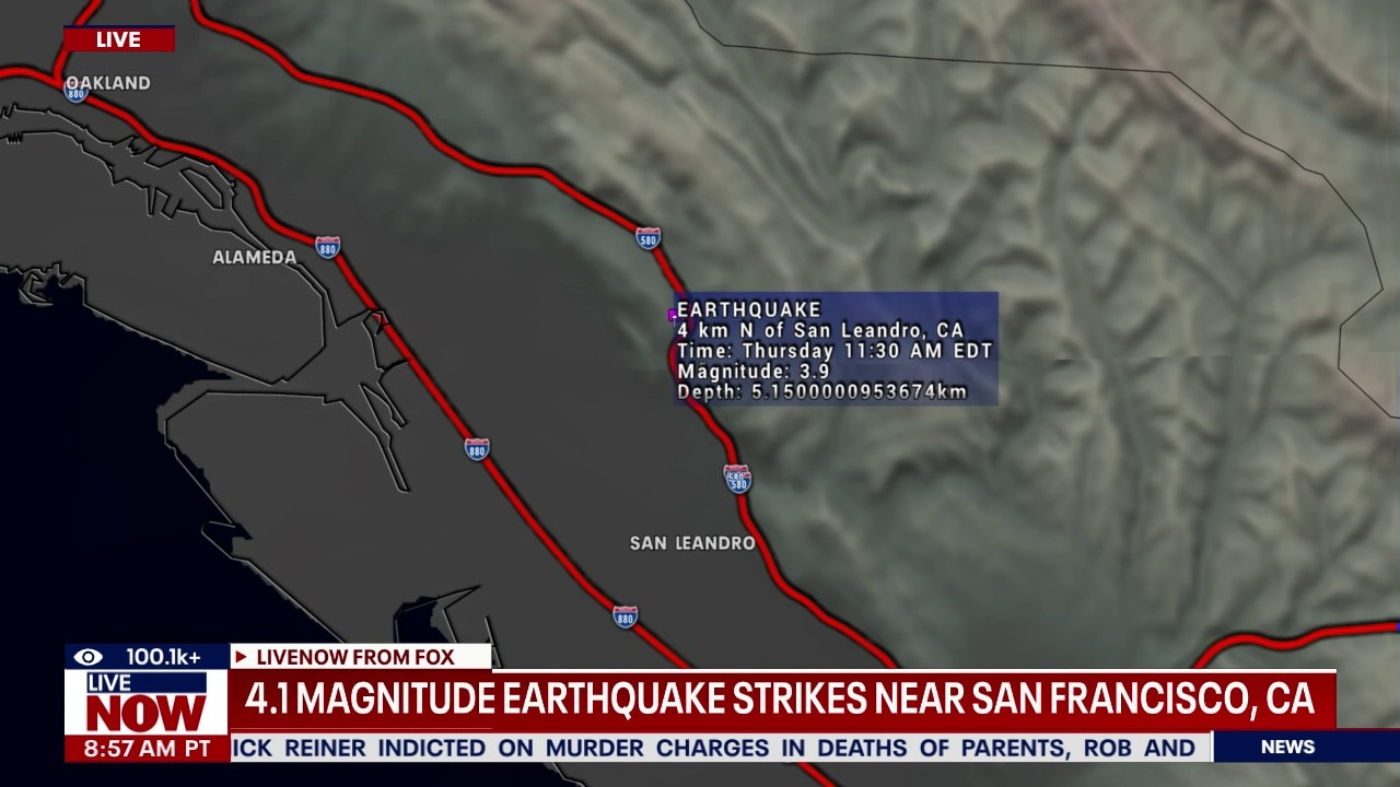California earthquake: 3.8 magnitude quake strikes