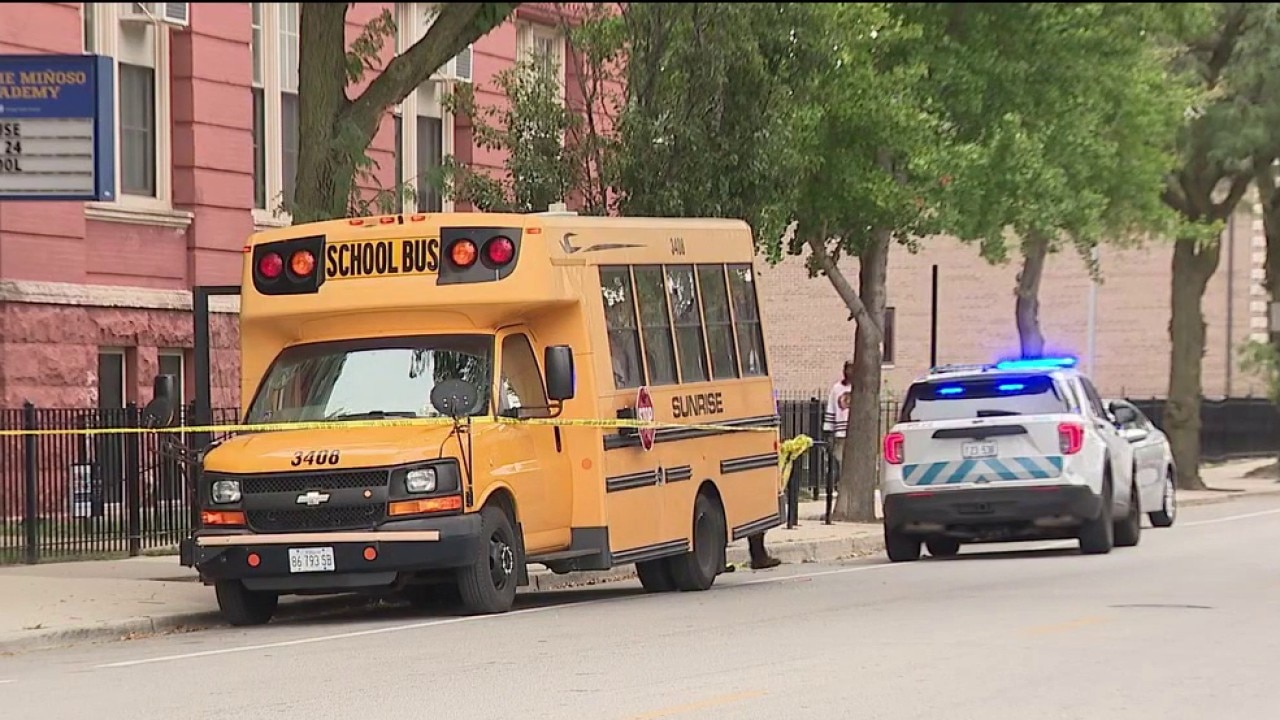Gunfire erupts on school bus outside Chicago school: 'This is crazy'