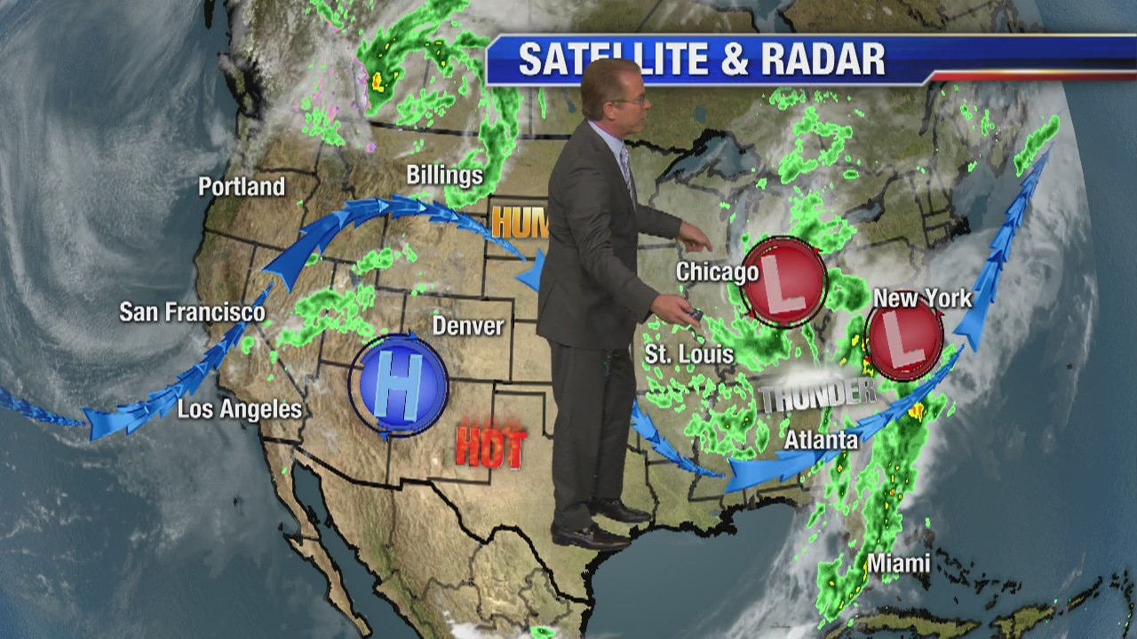Wednesday evening weather forecast