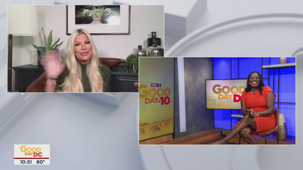 Tori Spelling talks migraines, motherhood and more