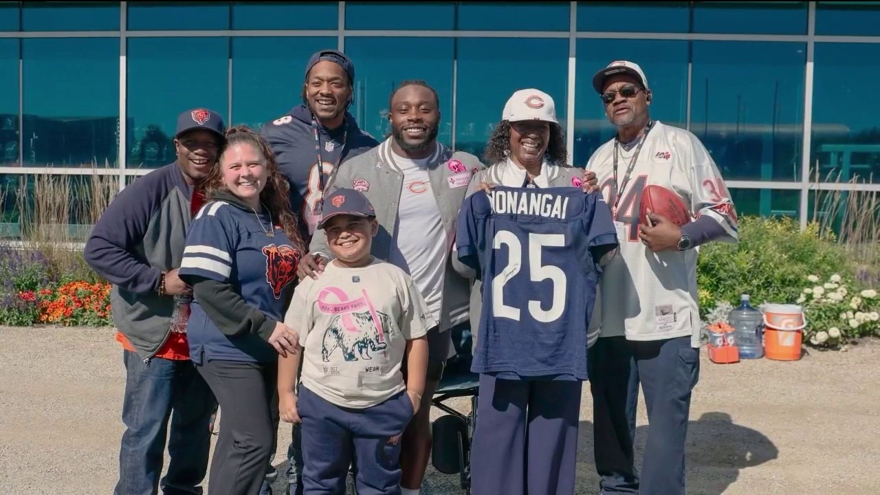 Bears honor cancer warrior Brenda Mayfield-Anderson with a special day at Halas Hall